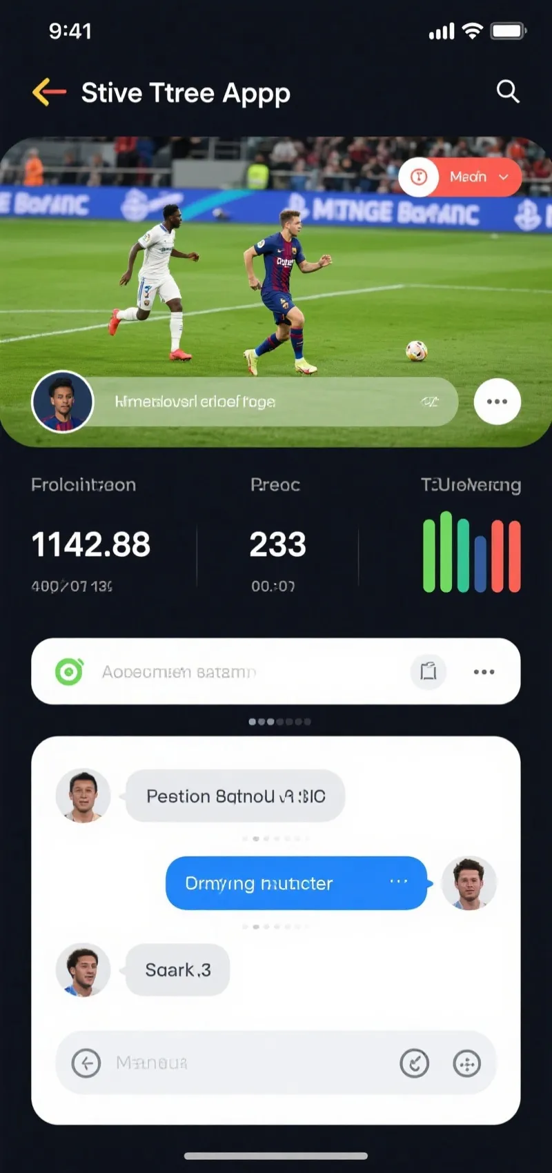 优直播体育 (You Zhibo Sports) 客户端界面演示